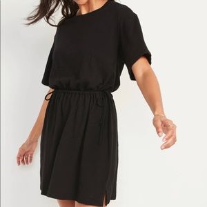 Old navy black mini tshirt dress sz 3X